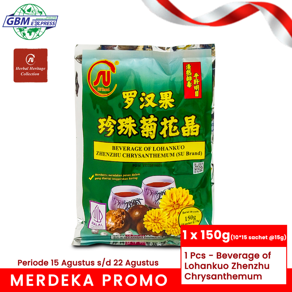 

SU Brand Beverage of Loohankuo Zhenzhu Chrysanthemum 150g - Merdeka Promo