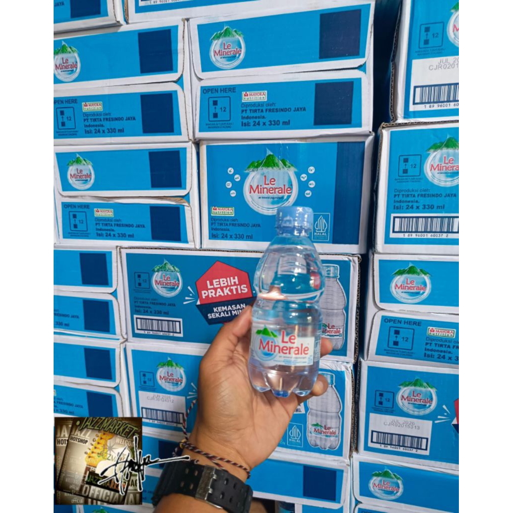 

Le mineral mini 330ml (1 dus isi 24 botol)
