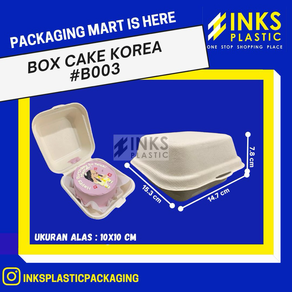 

BOX BOLU KOREA CAKE BOX BAGASE BOX (10 PCS)