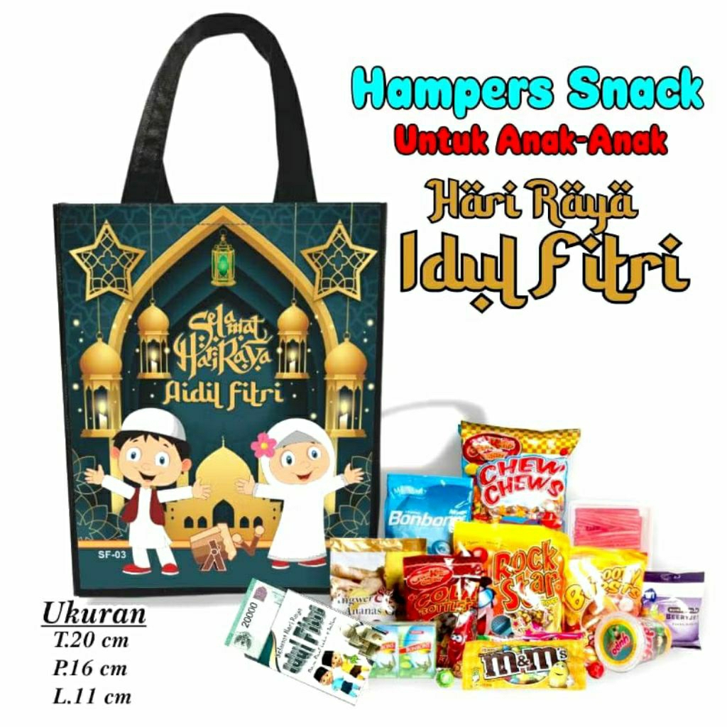

Tas Hampers Snack Anak Spesial Hari Raya Idul Fitri