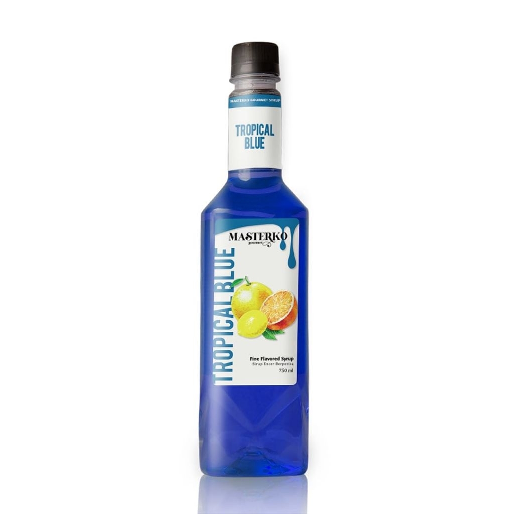 

Masterko Gourmet Syrup Tropical Blue Flavour ( Sirup Masterko Rasa Tropical Blue )
