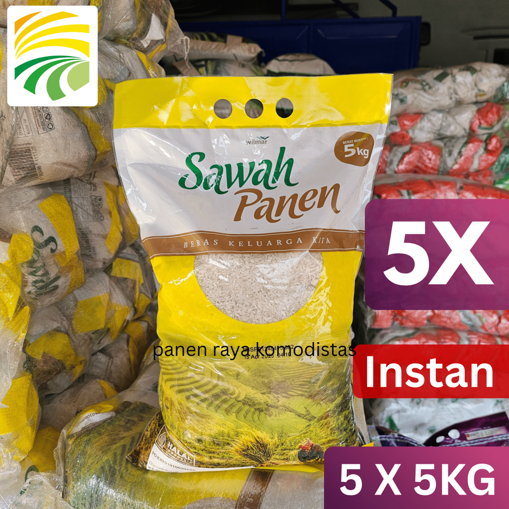 

Beras Premium Sawah Panen 5kg x 5 (1 Ball)