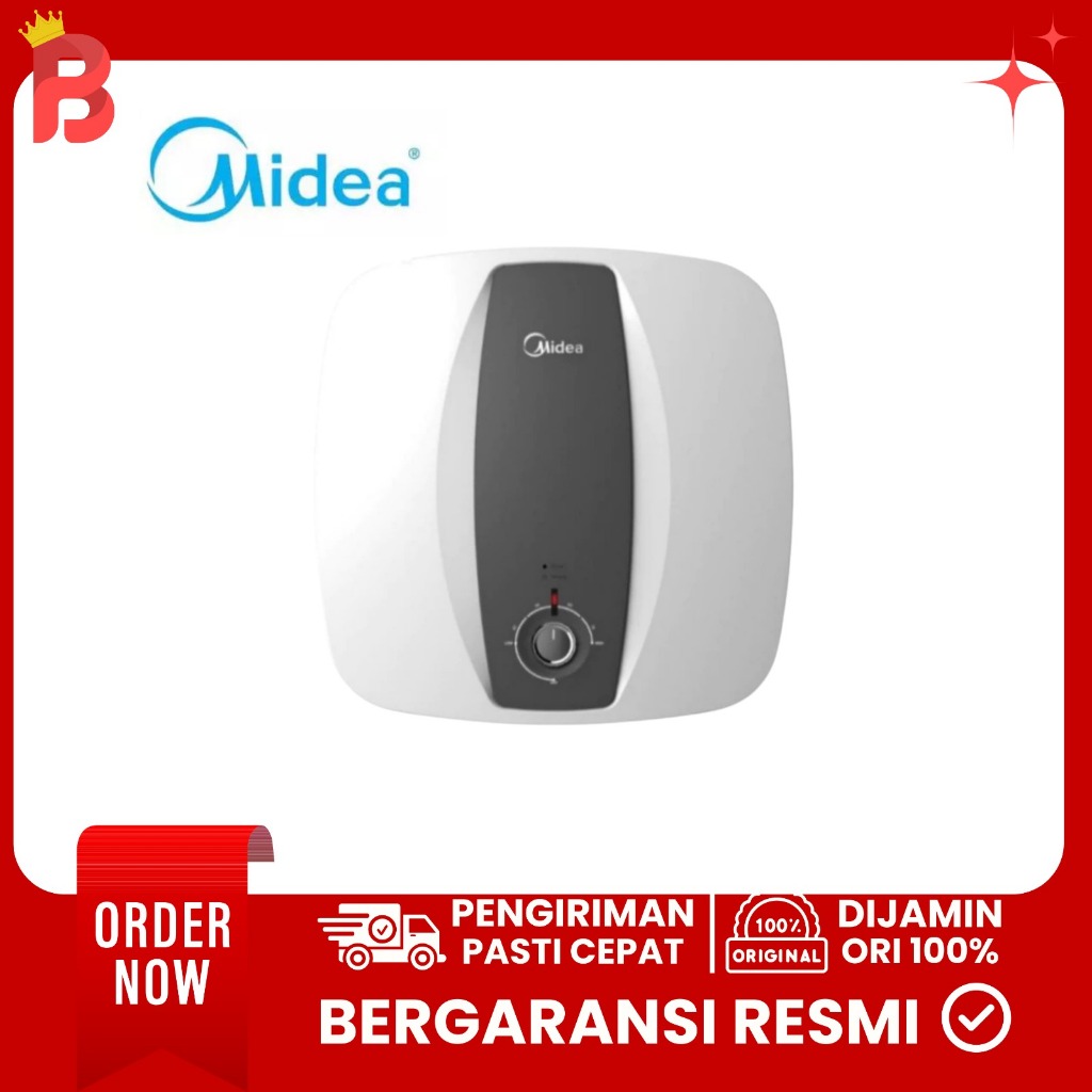 MIDEA Water Heater Listrik VA Series D10-02VA 10 L / D15-02VA 15 L / D30-035VA 30 L