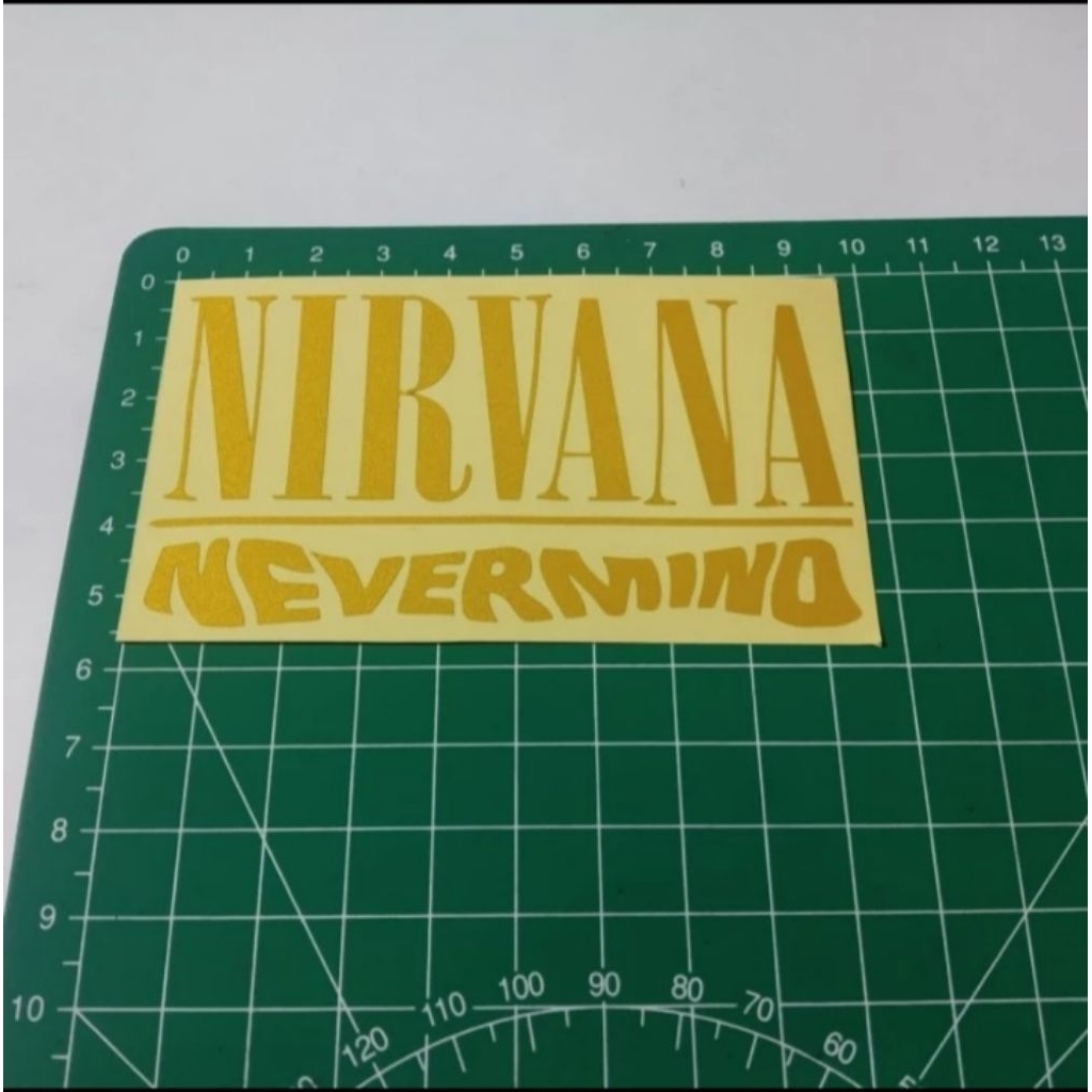 

stiker cutting Nirvana nevermind
