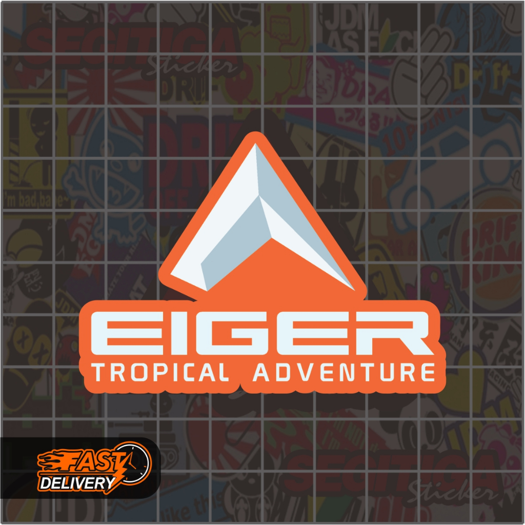 

Sticker Eiger Tropical Adventure Ukuran 7 x 5 Cm
