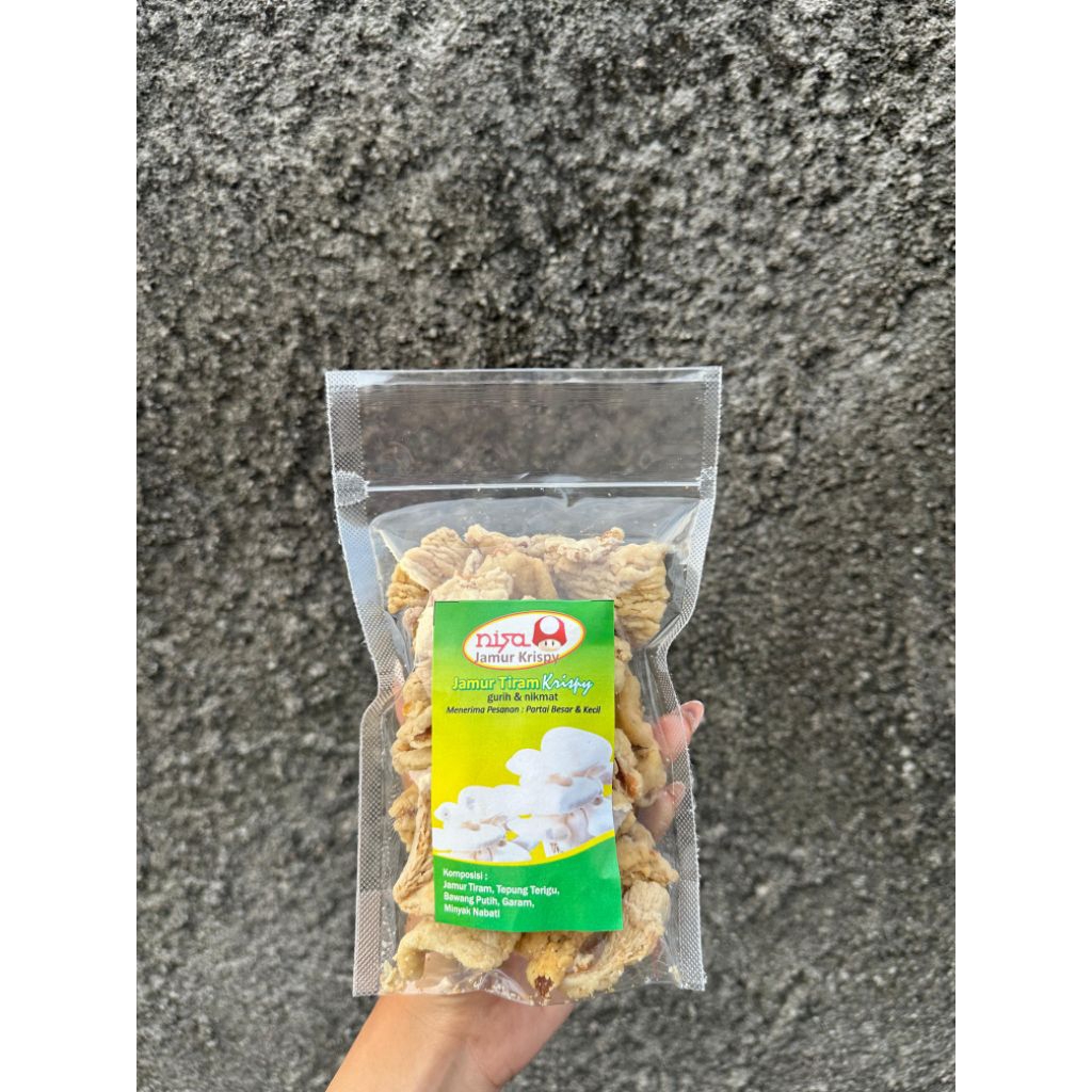 

Jamur tiram krispi 100gr