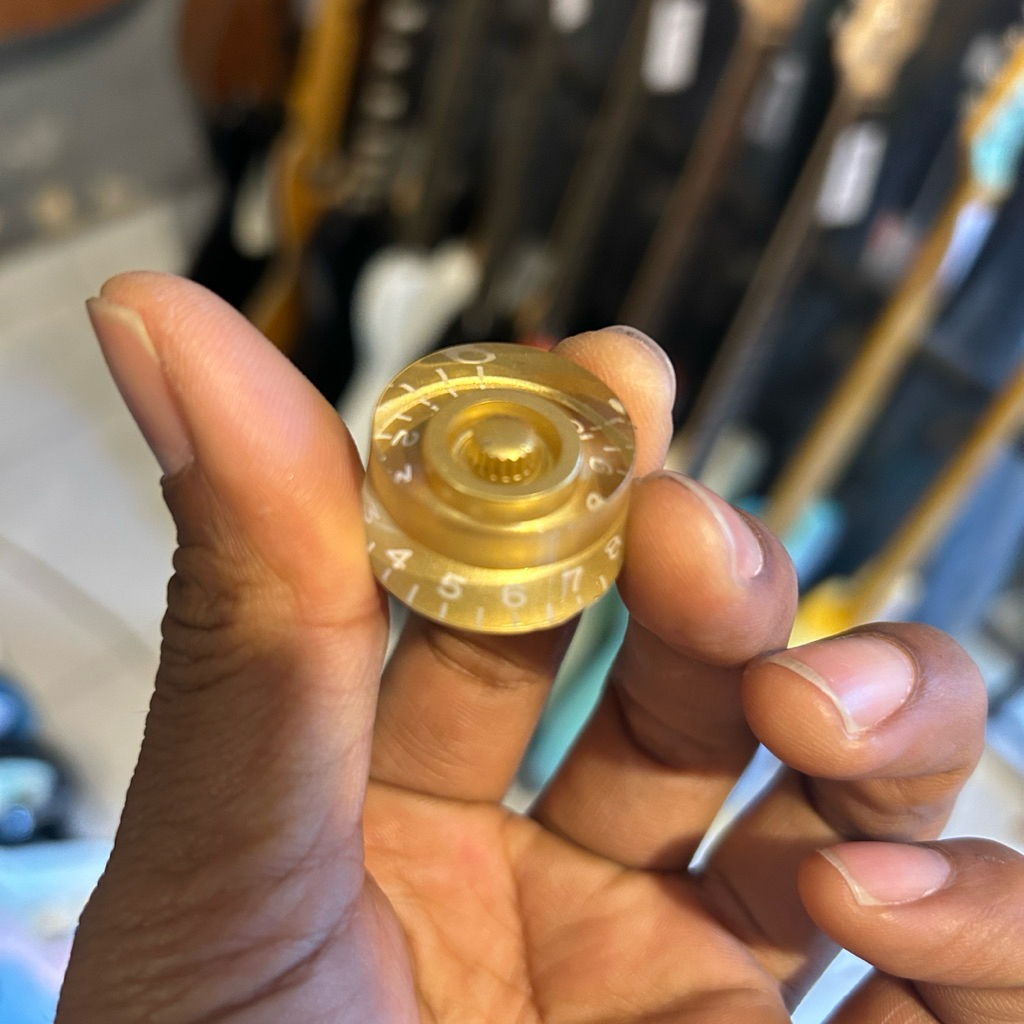 Knob Gitar Electric Les Paul Gold Knob Gitar Elektric