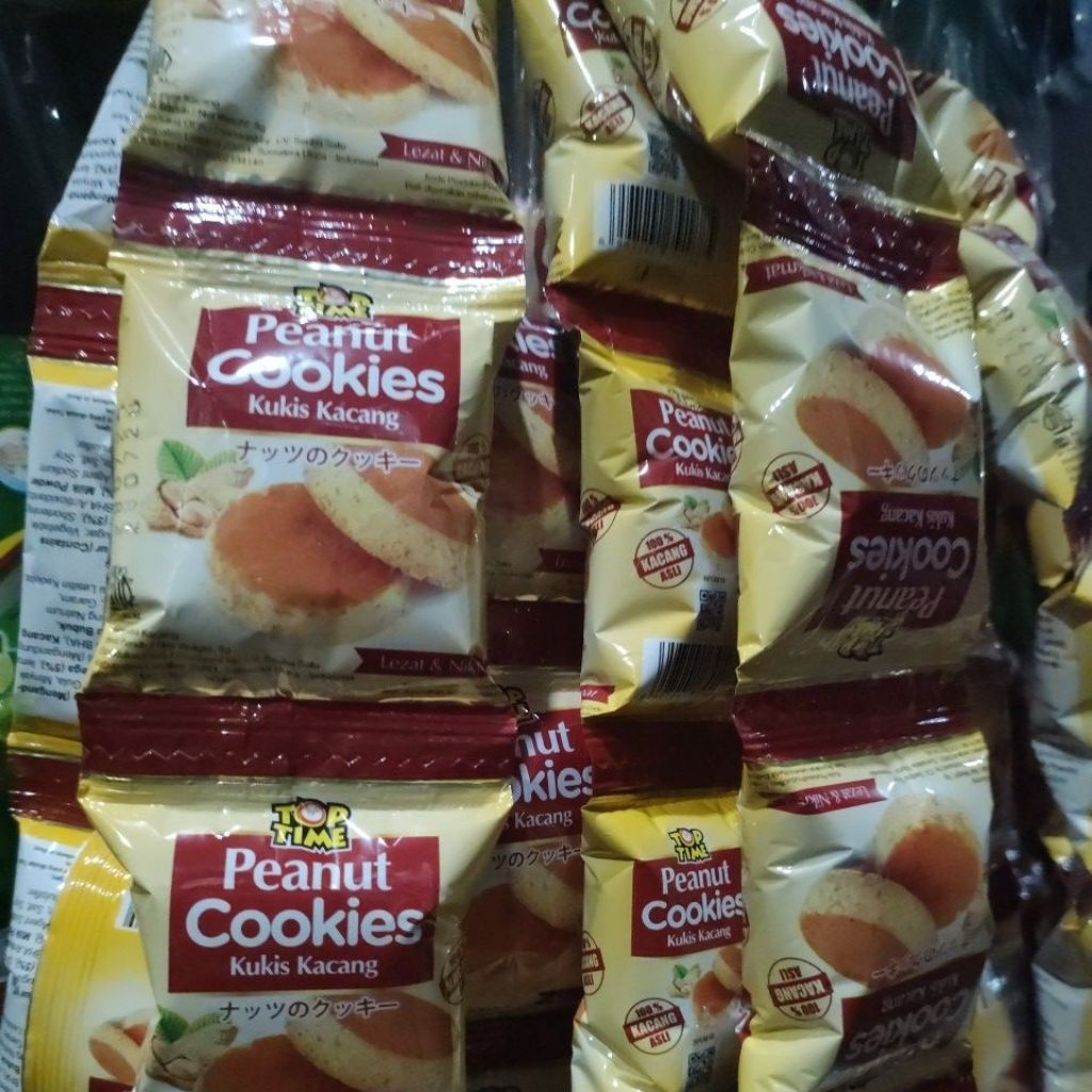 

Top Time Peanut Cookies | Kukis rasa kacang 1 renteng isi 10 pcs