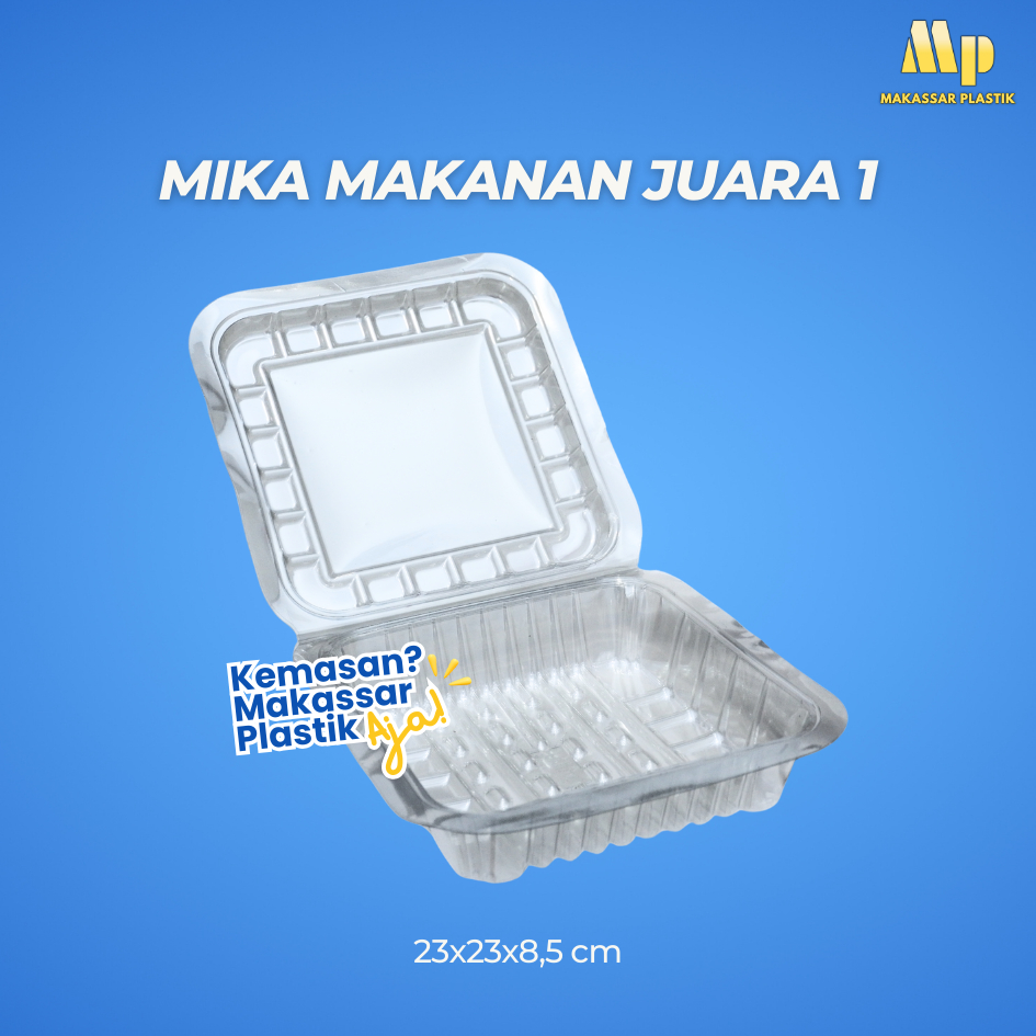 MIKA MAKANAN JUARA 1 / MIKA MAKANAN / MIKA PLASTIK @50 PCS