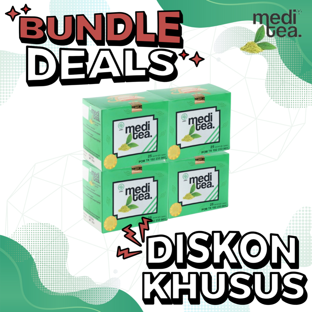 

Meditea Teh Hijau - PROMO PAKET 4 BOX Obat Herbal Kanker Payudara & Serviks