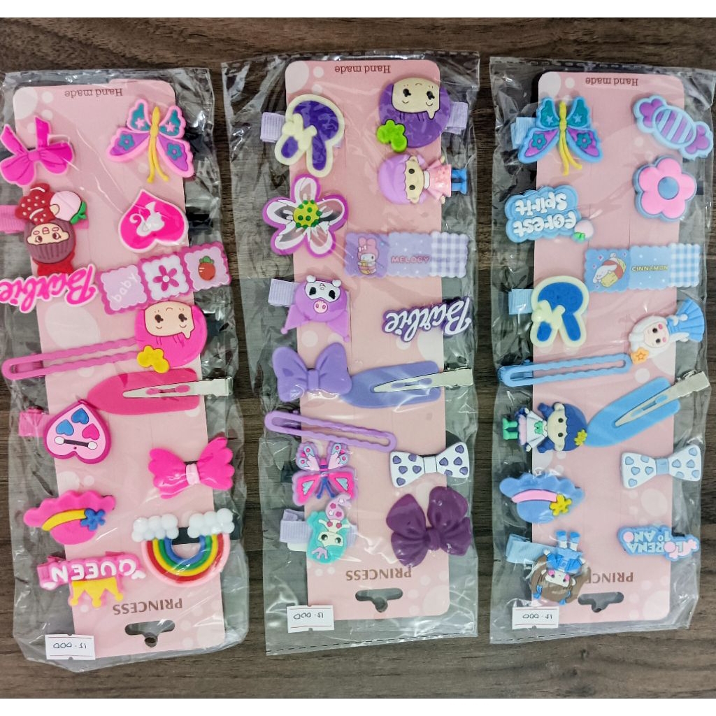 jepitan rambut Kore/jepitan rambut cantik/jepitan rambut anak 14 pcs