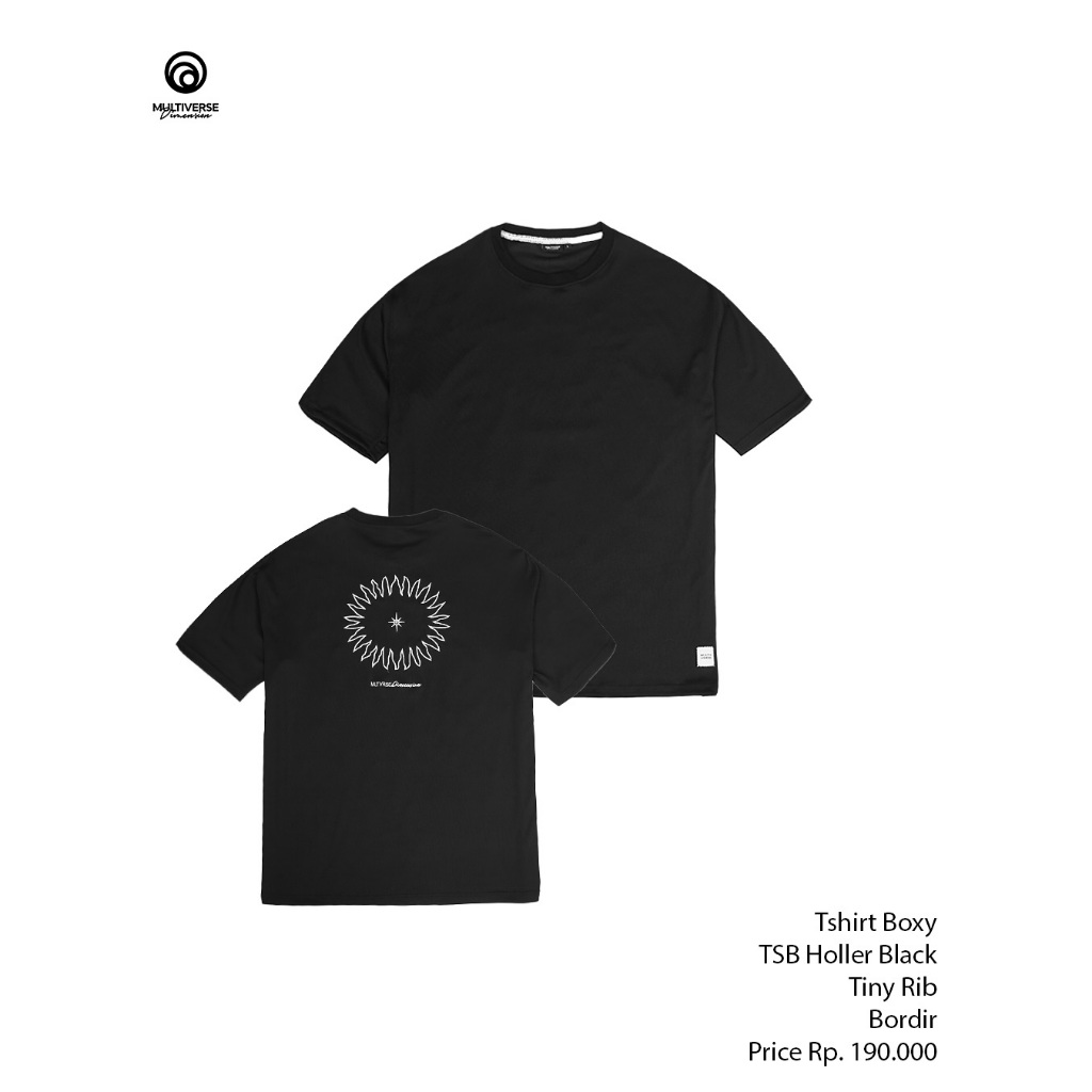 MULTIVERSE T-SHIRT - TSB HOLLER BLACK