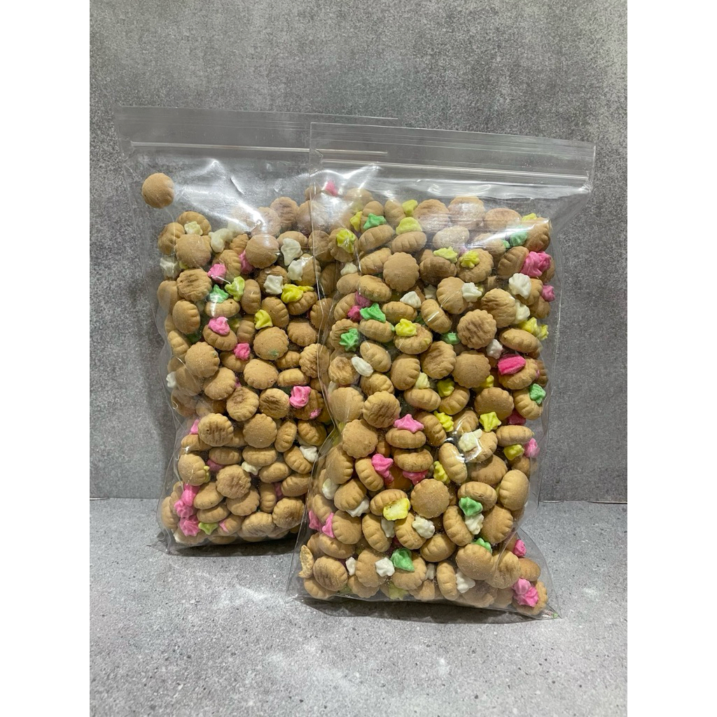 

gemrose 250gr/kue bunga/biscuit warna warni