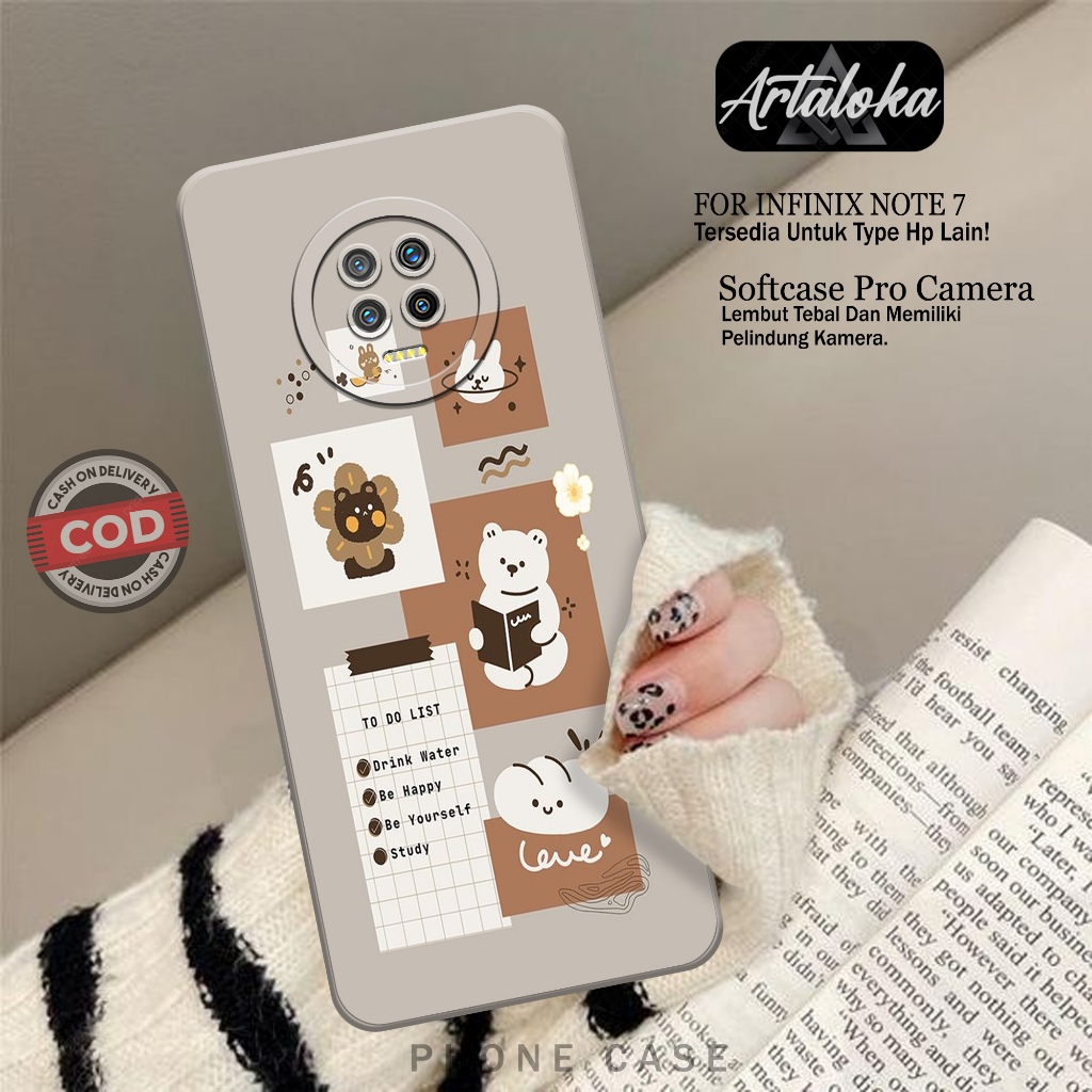 Case Infinix Note 7 Fashion Case Kartun Softcase Hp Infinix Note 7 Silikon Pro Camera Infinix Note 7