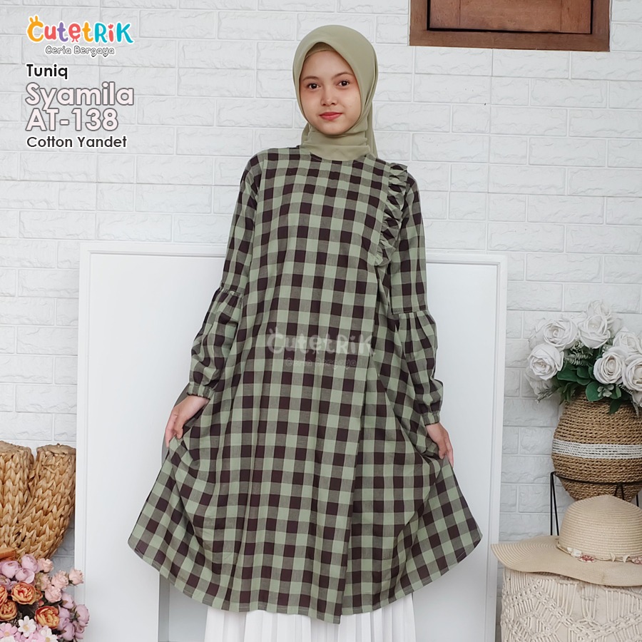 CUTETRIK Atasan Tunik Anak Perempuan 11 - 14  tahun Blouse Remaja SYAMILA Series