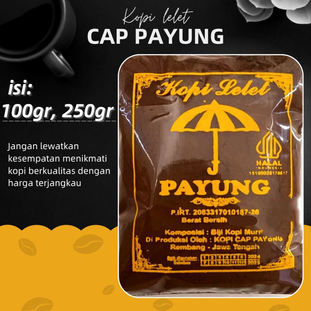 

Kopi Lelet Cap Payung Rembang
