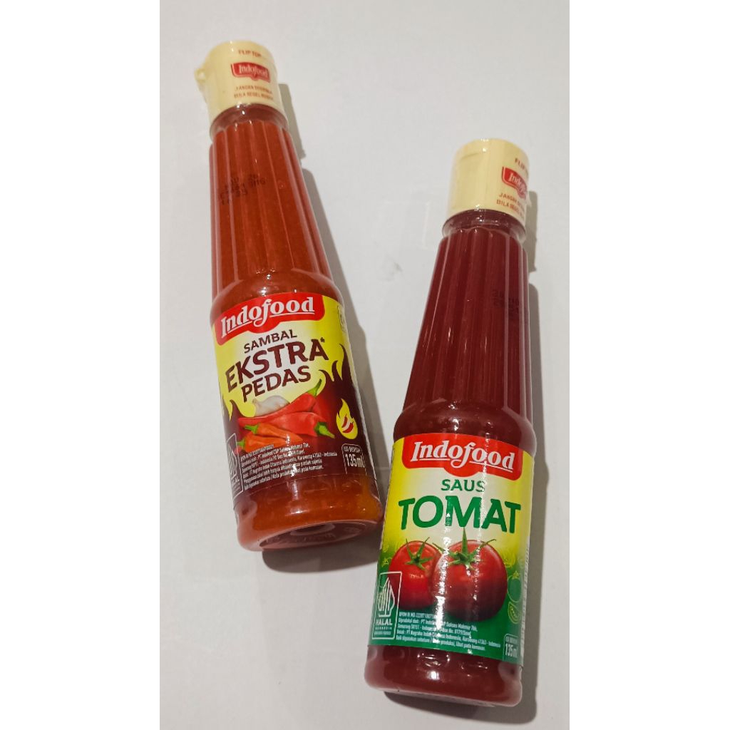 

Saos Indofood 135ml Extra Pedas dan Tomat