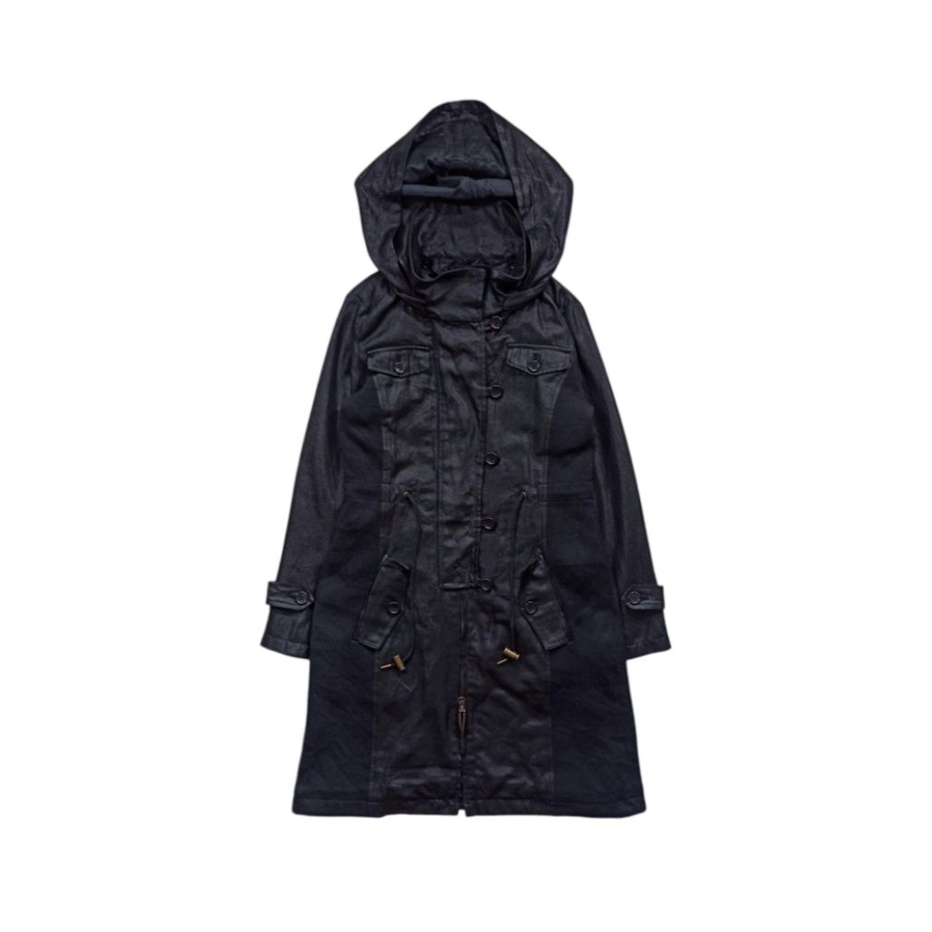 Tornado mart femme Y2K jacket coat X yohji Yamamoto comme Des garcon kapital mad punk rave Gothic in