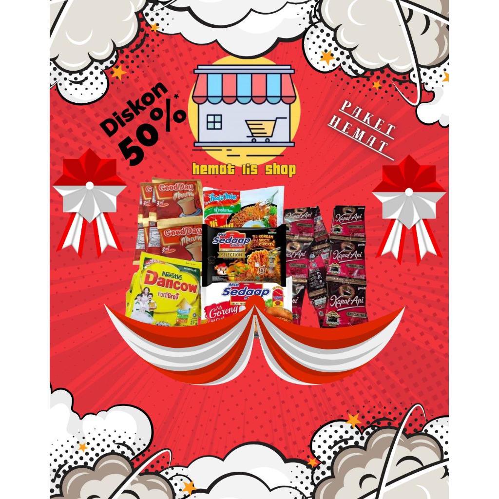 

Paket Kopi, Mie & Susu Hemat murah meriah!