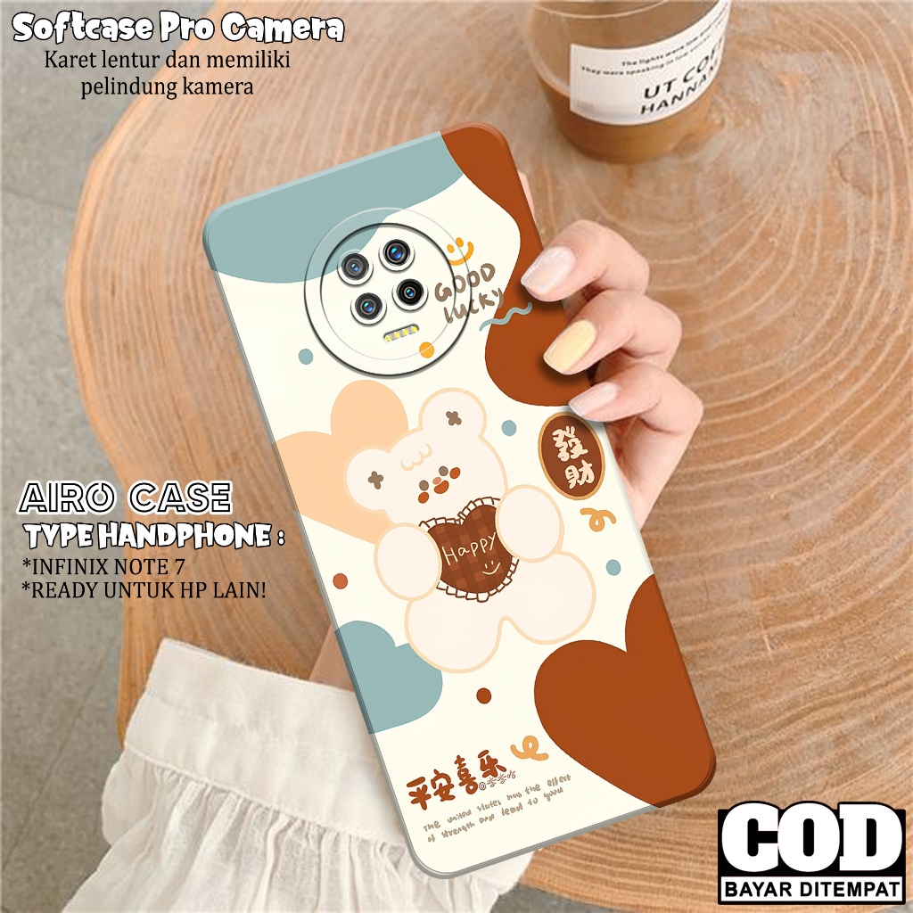 Case INFINIX NOTE 7 - Softcase INFINIX NOTE 7 - Fashion Case KARTUN - Casing INFINIX NOTE 7 - Softca