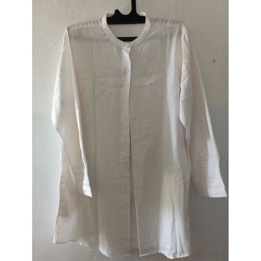 Kemeja Tunik putih polos