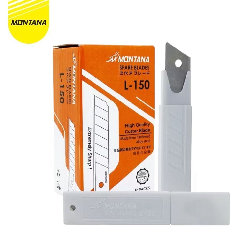 

risi cutter refill cutter besar MONTANA L-150 1box isi 12tubex5pcs=60pcs