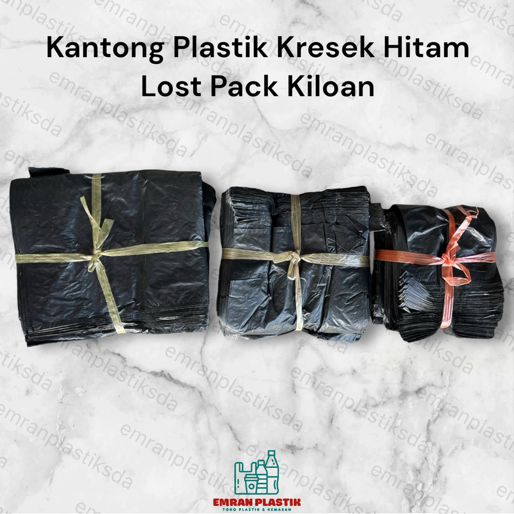 Kresek Keresek Los / Kiloan Hitam Polos