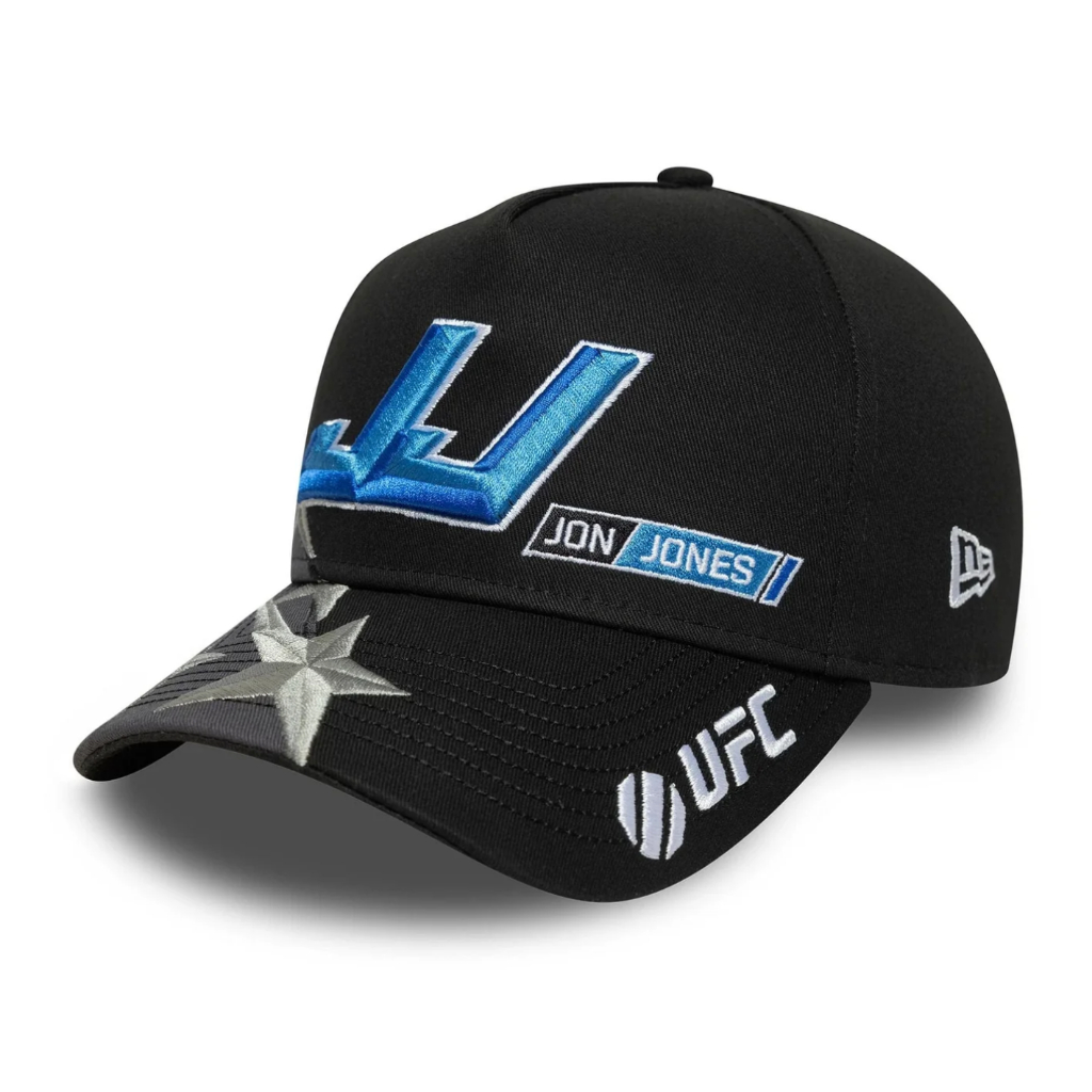 Topi New Era 9Forty A-Frame UFC Ultimate Fighting Jones Black Adjustable Cap 100% Original