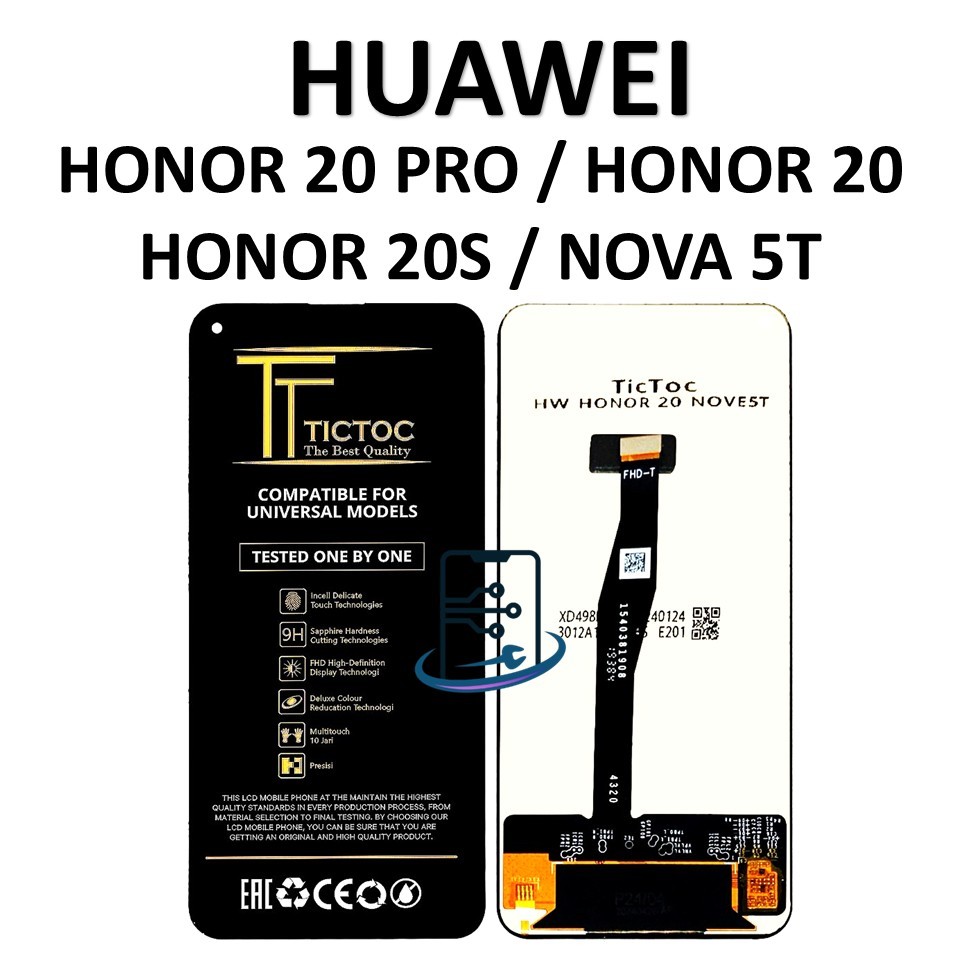 LCD TOUCHSCREEN HONOR 20 PRO / HONOR 20 HONOR 20S / NOVA 5T ORIGINAL FULL SET