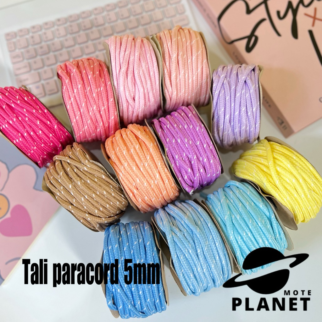 Tali Paracord 5mm Tali Paracord Candyland Strap Phone  (1 Meter)
