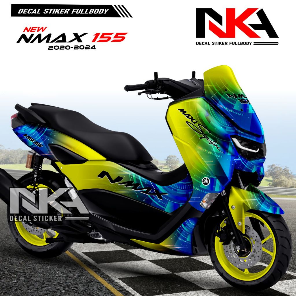 NKA Decal Stiker Fullbody NMAX 155 New Stiker Motor Nmax 155