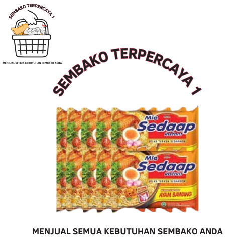 

SEDAAP MIE KUAH AYAM BAWANG 70G ISI 10 PCS