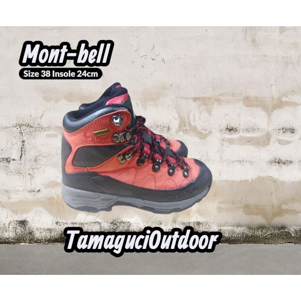 Sepatu Gunung Mont-bell Outdoor Size 38 Insole 24cm