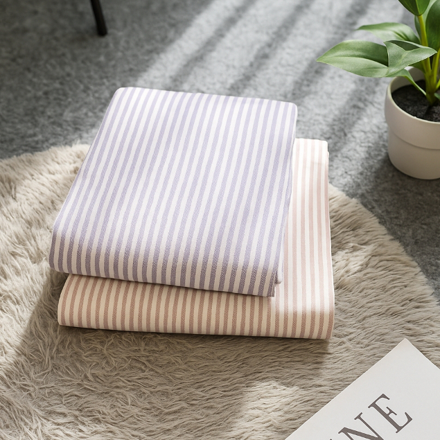 Kain Katun Yarndyed Motif Garis Stripe /Kain Salur 4mm/08 Lebar 150cm Kain Katun Jepang Tokai Senko 