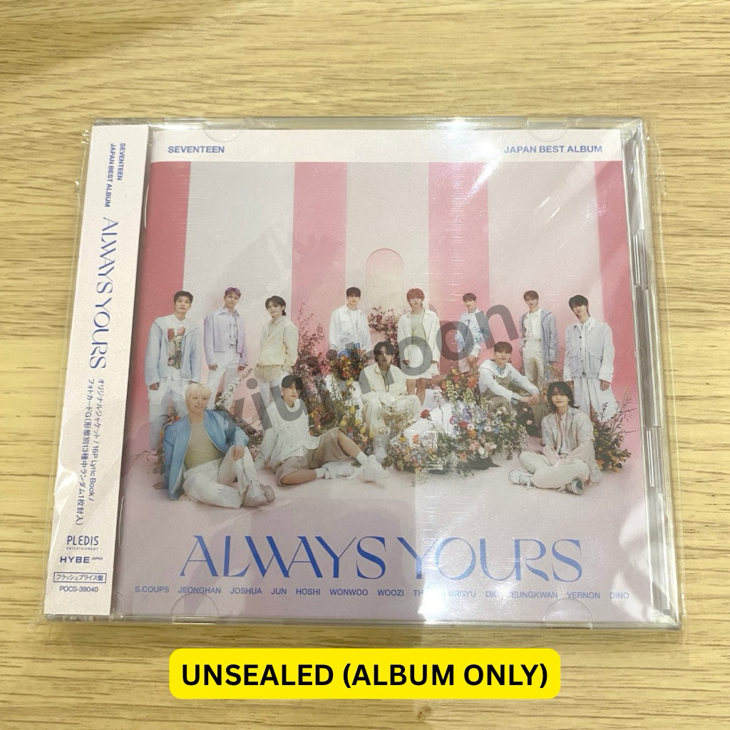 ALBUM ONLY SVT SEVENTEEN ALWAYS YOURS