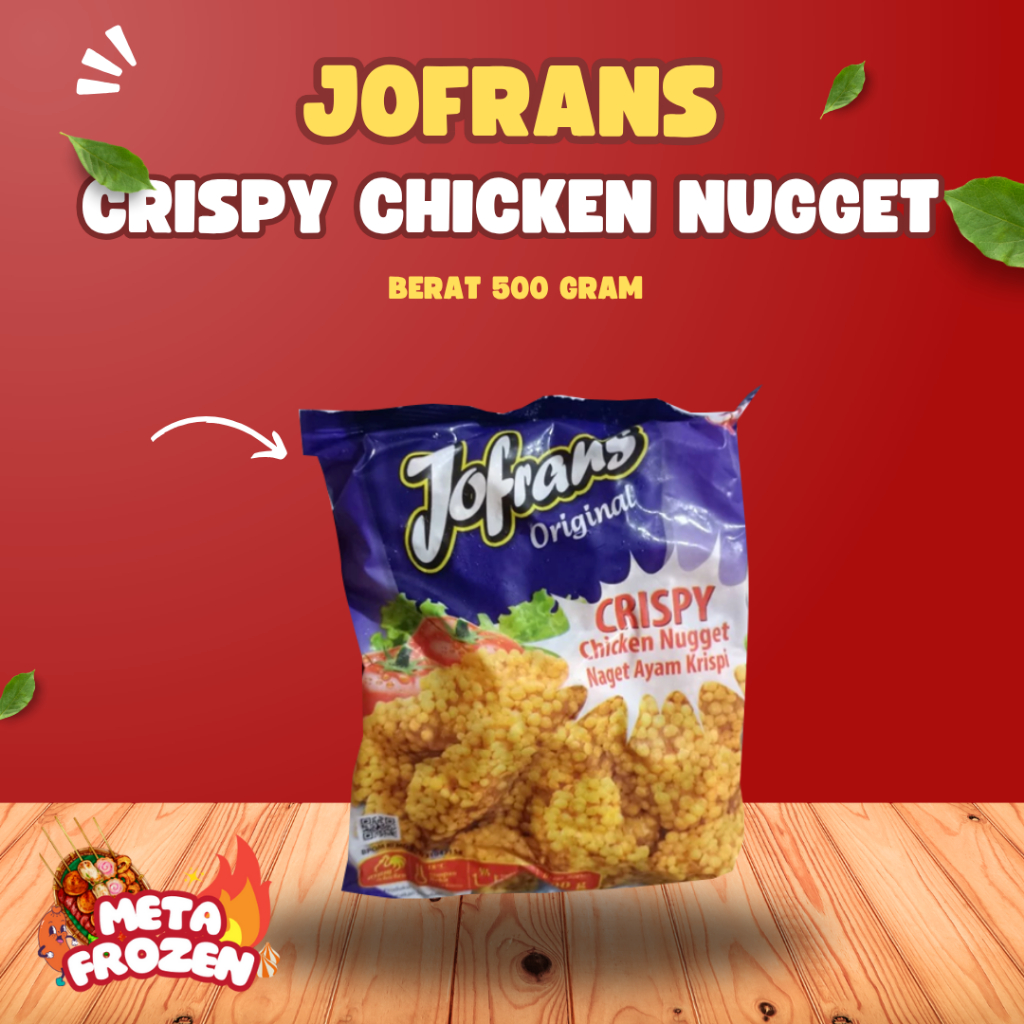 

Jofrans Crispy Chicken Nugget Berat 500 Gr