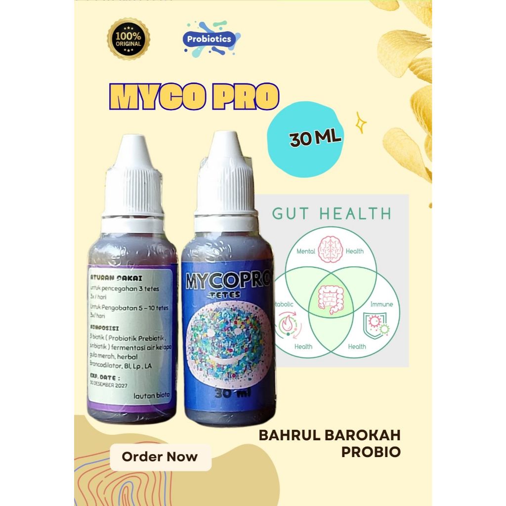 

MYCOPRO TETES 30 ML UNTUK PENGOBATAN BATUK REJAN, PARU, ASHMA TBC