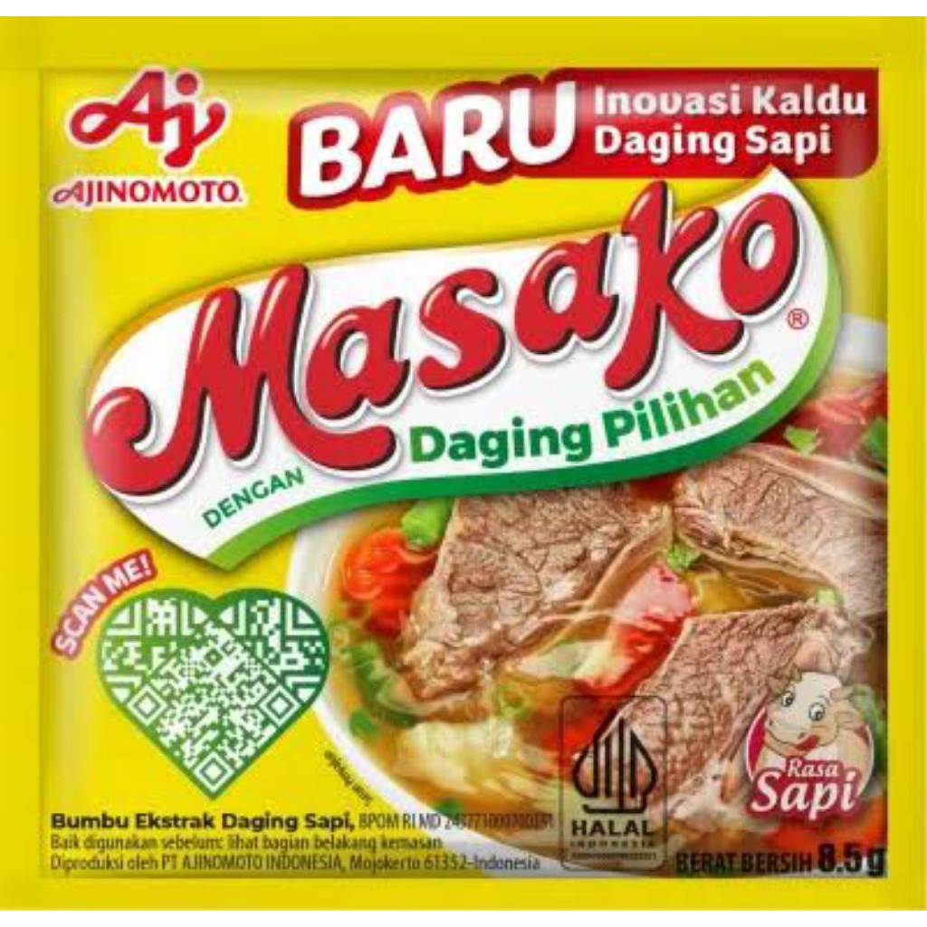 

Masako penyedap rasa 8,5g x 12 pcs