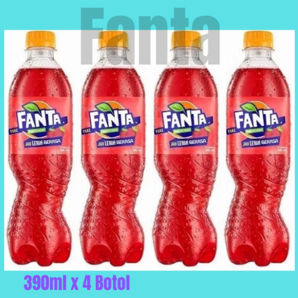 

Fanta 390ml x 4 Botol
