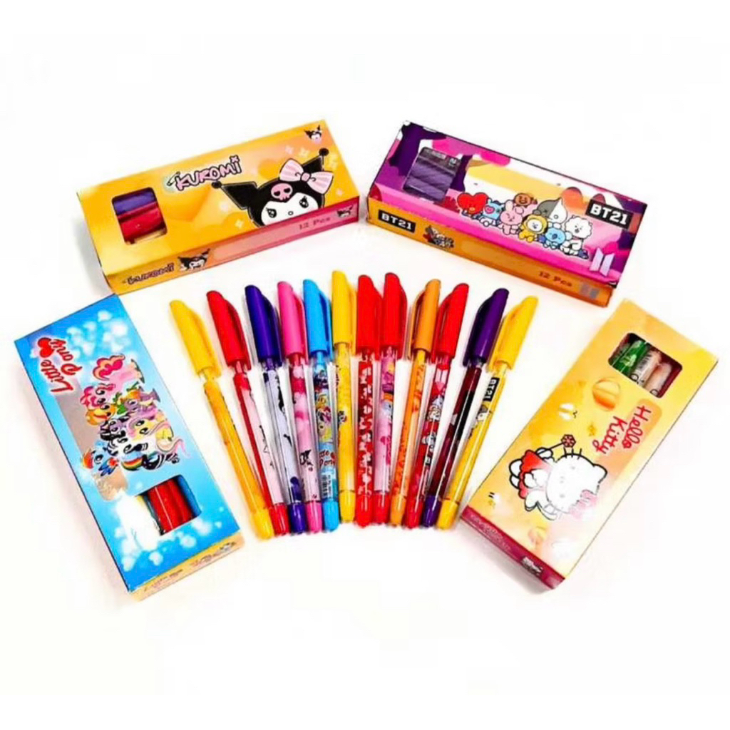 

Pulpen Gel karakter grosir (1 kotak 12pcs)