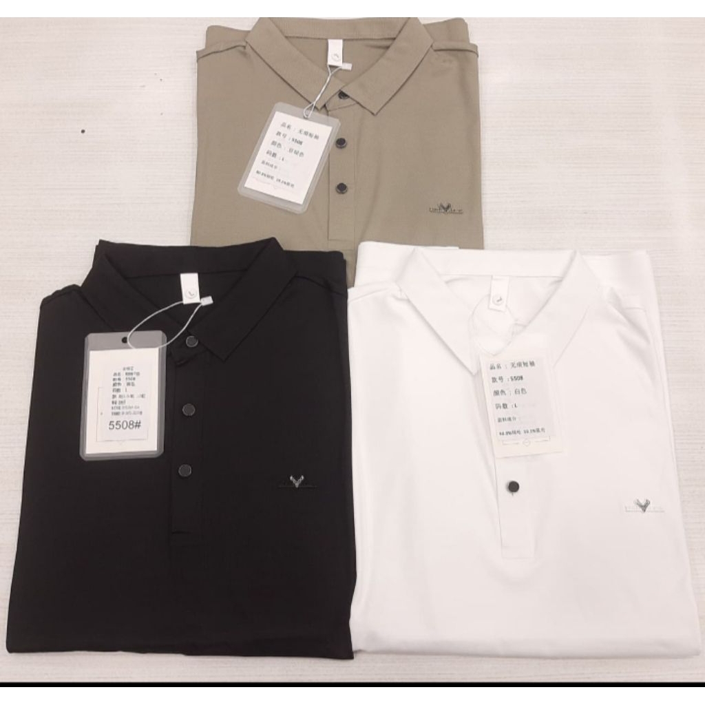 Kaos Polo Pria Lengan Pendek Import Korea Bahan Premium Size L XL XXL