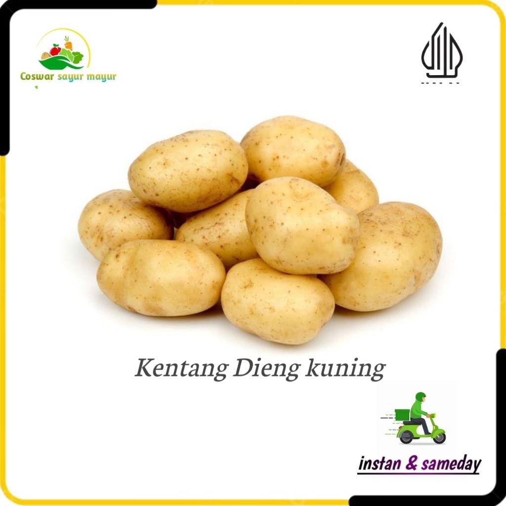 

{ 500 gram } kentang dieng kentang kuning legit kentang ukuran besar