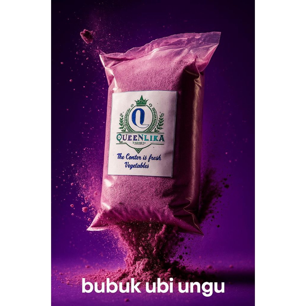 

promo harga termurah 250g tepung bubuk powder ubi jalar ungu penggilingan sendiri
