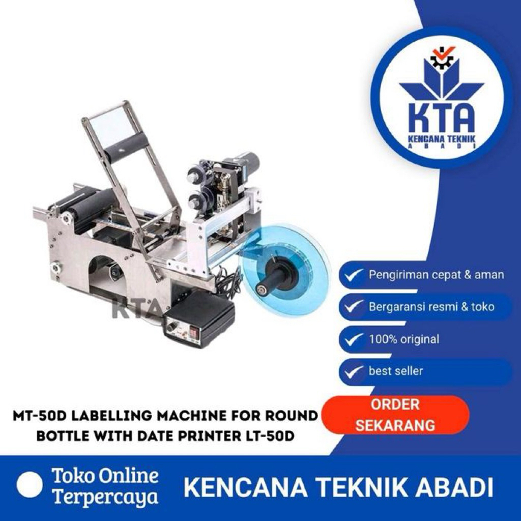 

MT-50D Labelling machine for round bottle with date printer LT-50D