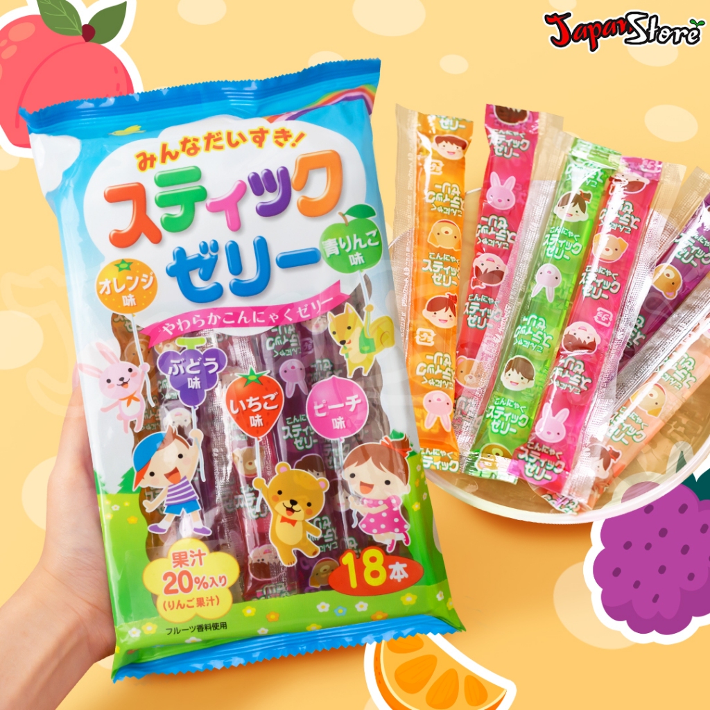 

Ribon Kids Favorite Juicy Fruit Jelly Stick