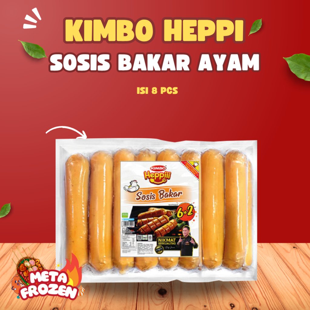 

KIMBO HEPPI SOSIS BAKAR AYAM ISI 8 PCS
