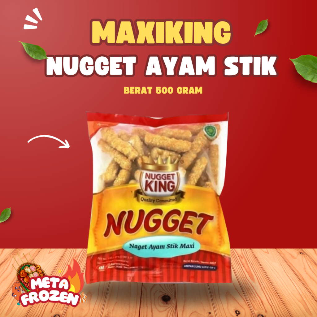 

MAXIKING NUGGET AYAM STIK 500 GR