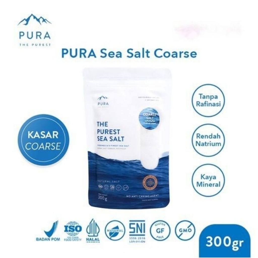 

Pura purest sea salt 300gr Garam Laut organik 300gr