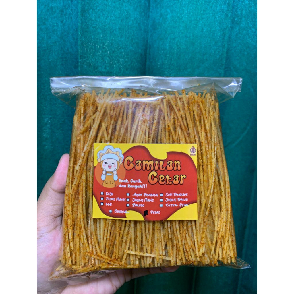 

Mie Lidi 250gram Cetar Jember