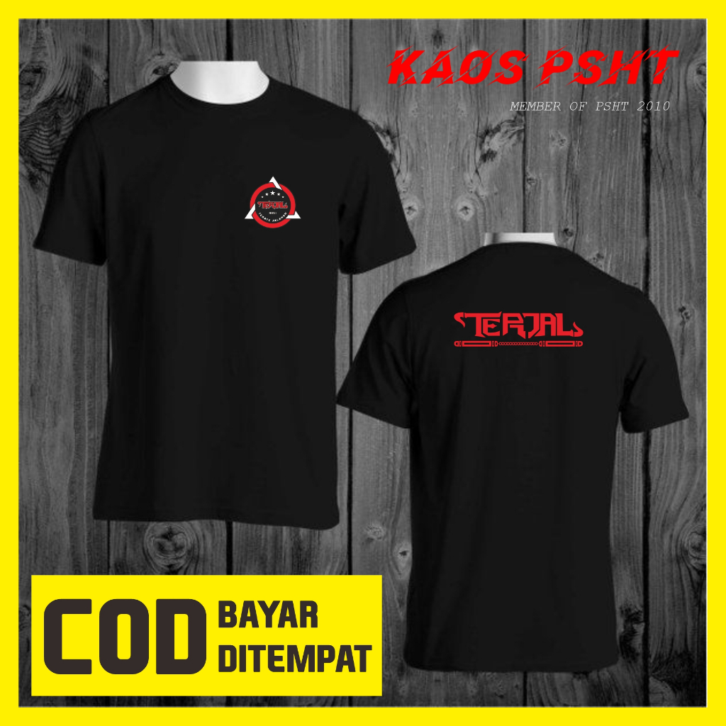 Kaos PSHT Terjal Kaos Jamper Warga SH Terate Dewasa